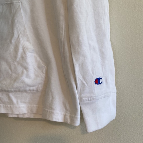 Champion Long Sleeve T-Shirt Hoodie - Picture 3 of 7